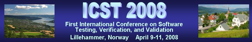 ICST 2008, April 9-11,
				      Lillehammer, Norway